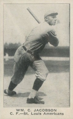 1921 American Caramel--Series of 80 Wm. C. Jacobson # Baseball Card