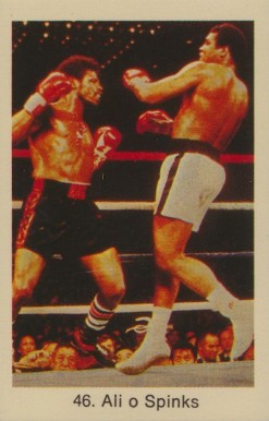 1978 Swedish Samlarsaker Ali & Spinks #46 Other Sports Card