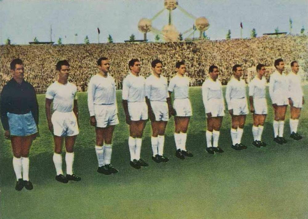 1959 Heinerle Real Madrid Team # Soccer Card