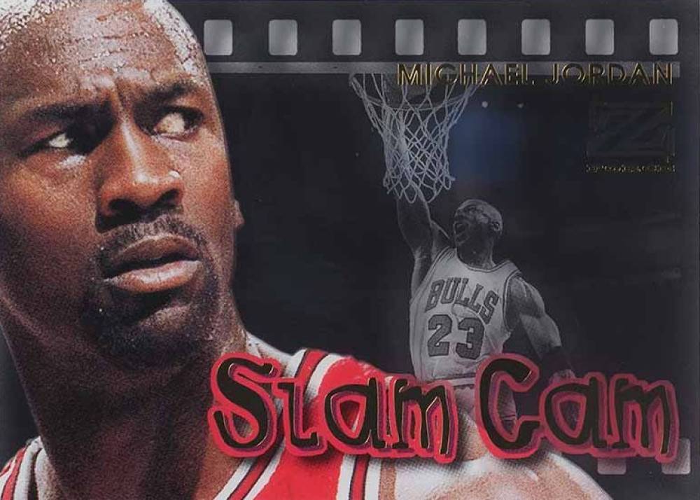 1997 Skybox Z-Force Slam Cam Michael Jordan #5 Basketball Card