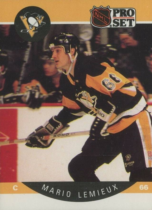 1990 Pro Set Mario Lemieux #236 Hockey Card