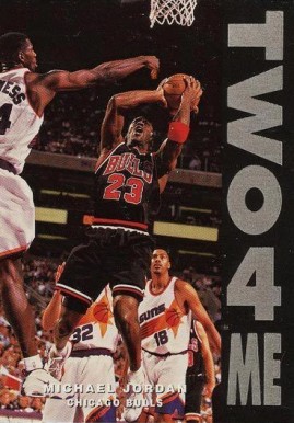 1998 Metal Universe Two 4 Me Zero 4 You Michael Jordan #4 Basketball Card