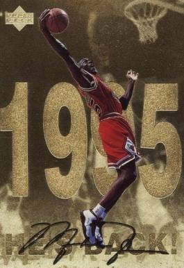 1998 Upper Deck Gatorade Michael Jordan He's Back! #10 Basketball Card