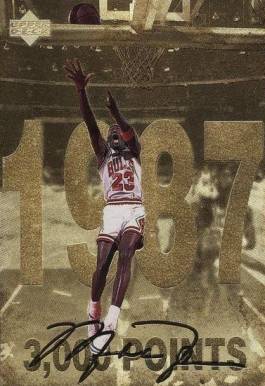 1998 Upper Deck Gatorade Michael Jordan 3,000 Points #3 Basketball Card