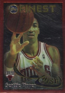 1995 Finest Dish & Swish Michael Jordan/Scottie Pippen #DS4 Basketball Card
