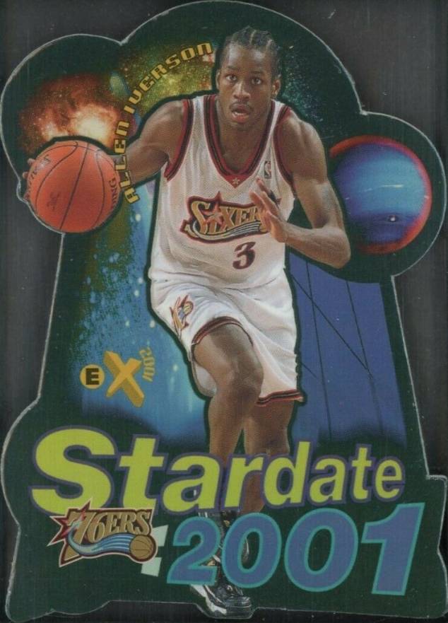 1997 Skybox E-X2001 Star Date 2001 Allen Iverson #7 Basketball Card