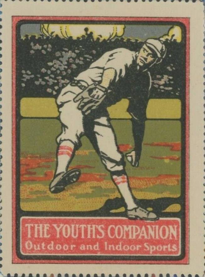 1917 Youth's Companion Stamps Babe Ruth # Baseball Card
