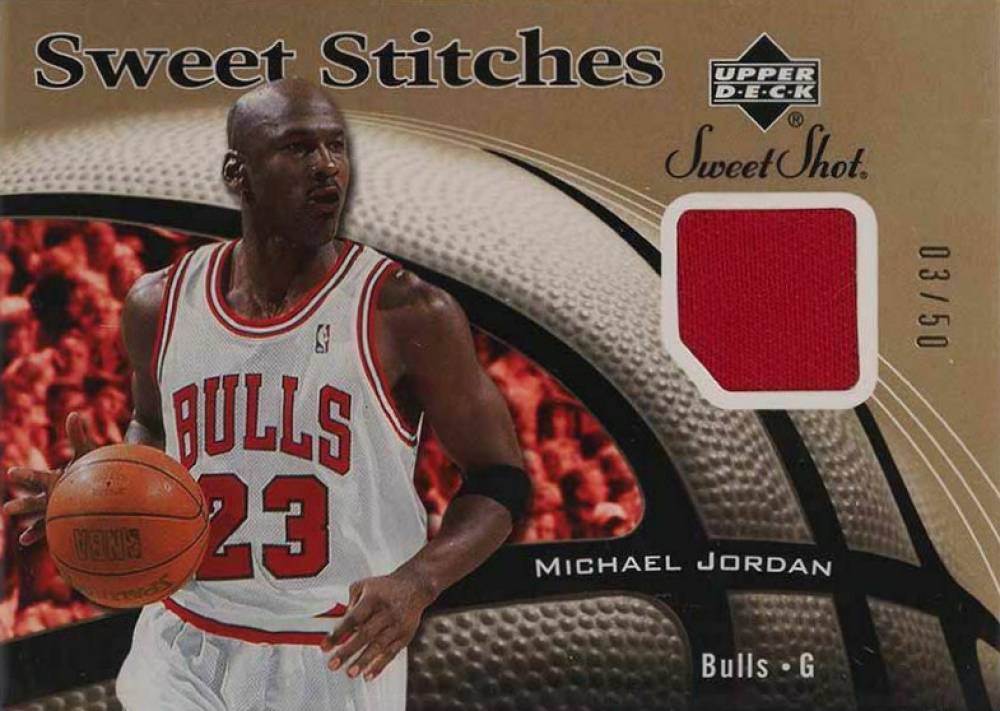 2006 Upper Deck Sweet Shot Sweet Stitches Michael Jordan #SS-MJ Basketball Card