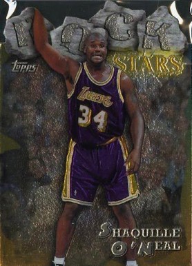 1997 Topps Rock Stars Shaquille O'Neal #RS13 Basketball Card