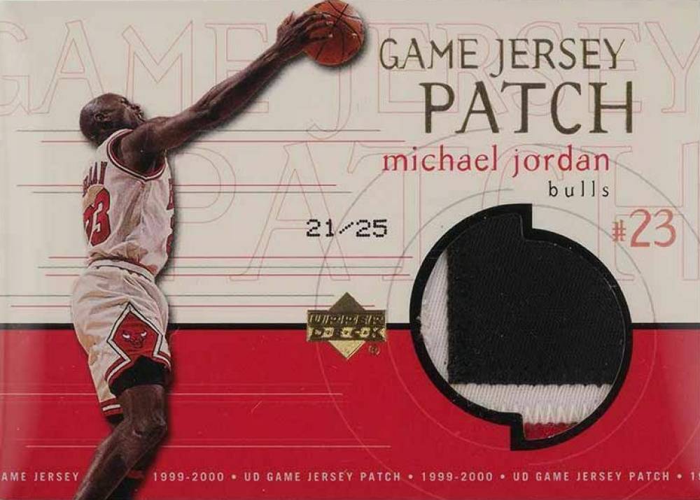 1999 Upper Deck Game Jerseys Patch Michael Jordan #MJ Basketball Card
