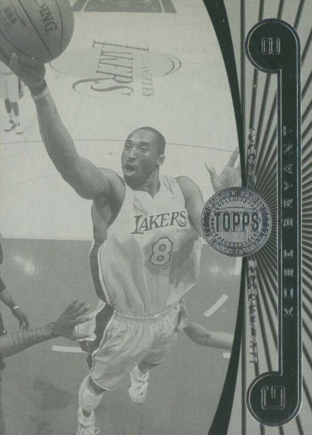 2005 Topps First Row Black and White Kobe Bryant #20 Basketball Card
