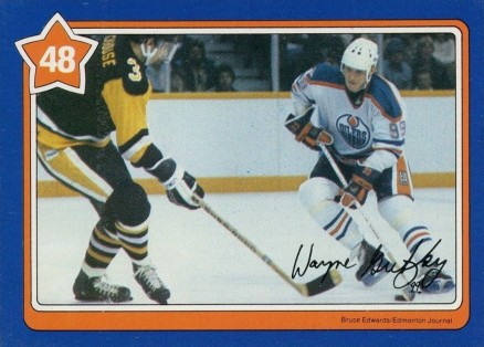 1982 Neilson's Gretzky Arm Exercises #48 Hockey Card