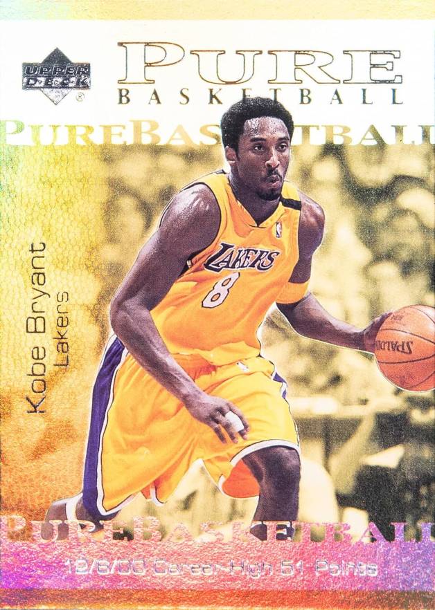 2000 Upper Deck Pure Basketball Kobe Bryant #PB4 Basketball Card
