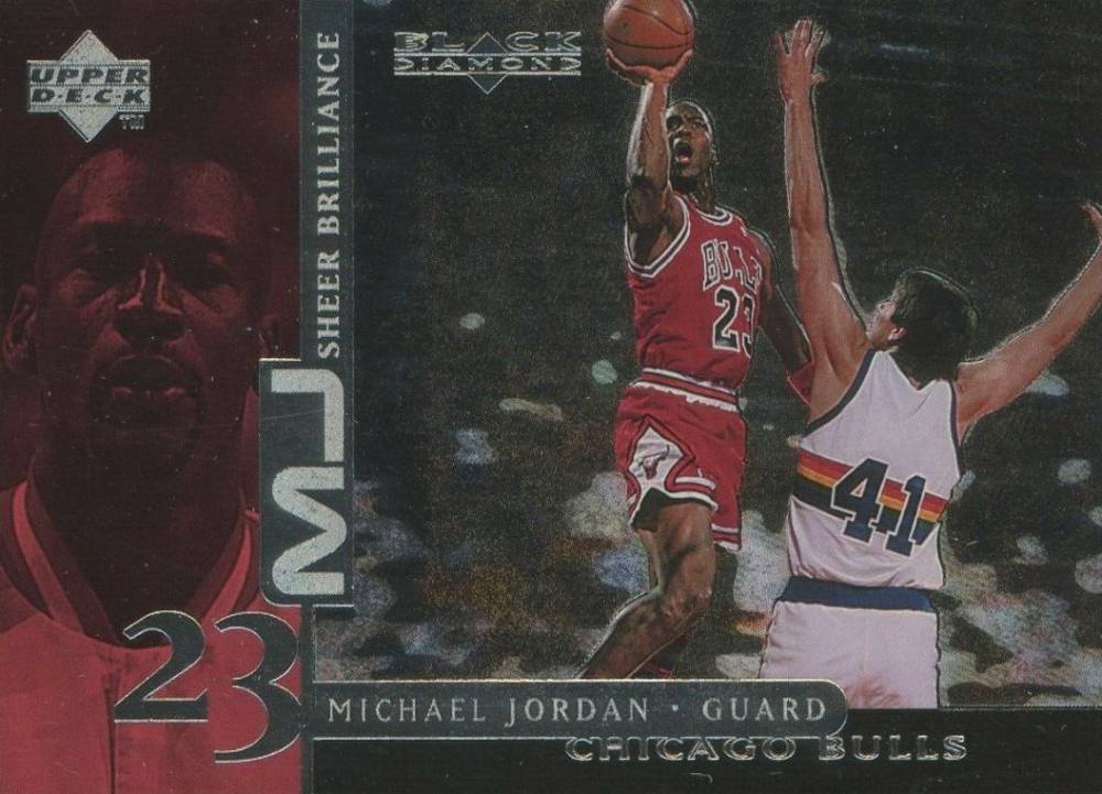1998 Upper Deck Black Diamond Sheer Brilliance Michael Jordan #SB16 Basketball Card