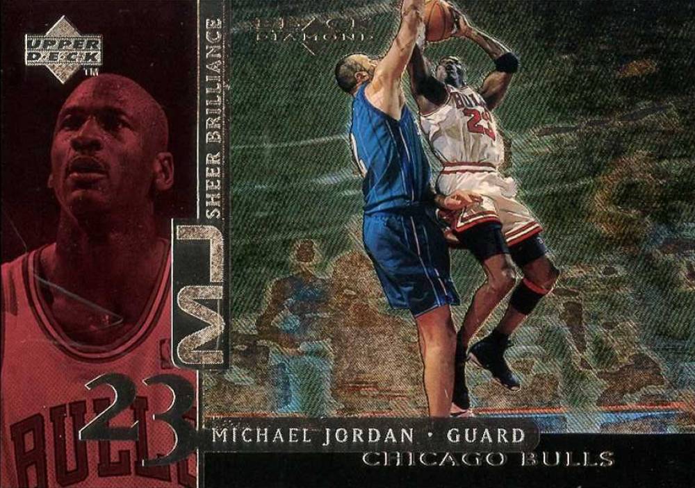 1998 Upper Deck Black Diamond Sheer Brilliance Michael Jordan #SB17 Basketball Card