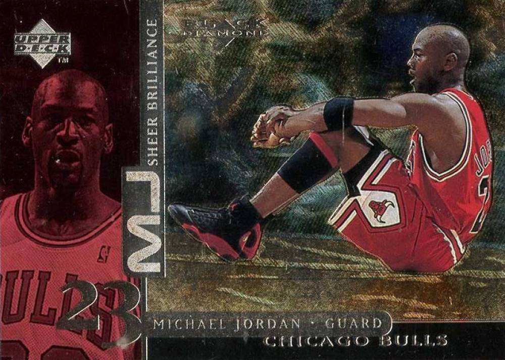 1998 Upper Deck Black Diamond Sheer Brilliance Michael Jordan #SB5 Basketball Card