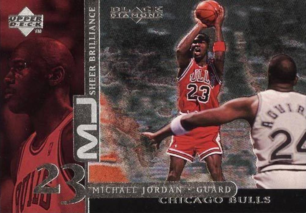 1998 Upper Deck Black Diamond Sheer Brilliance Michael Jordan #SB6 Basketball Card