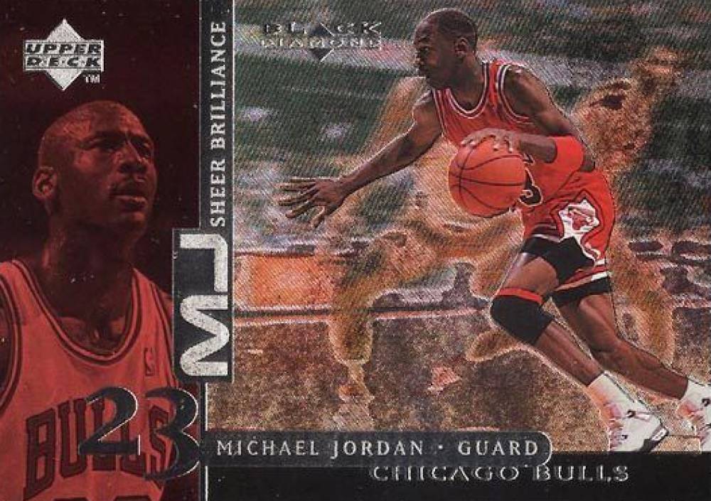 1998 Upper Deck Black Diamond Sheer Brilliance Michael Jordan #SB8 Basketball Card