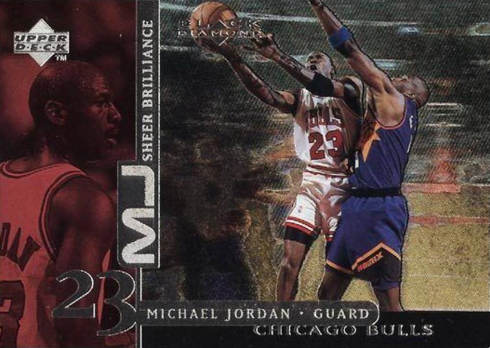 1998 Upper Deck Black Diamond Sheer Brilliance Michael Jordan #SB25 Basketball Card