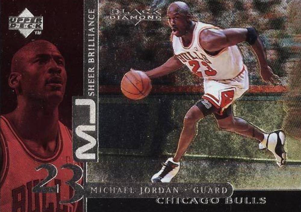 1998 Upper Deck Black Diamond Sheer Brilliance Michael Jordan #SB27 Basketball Card