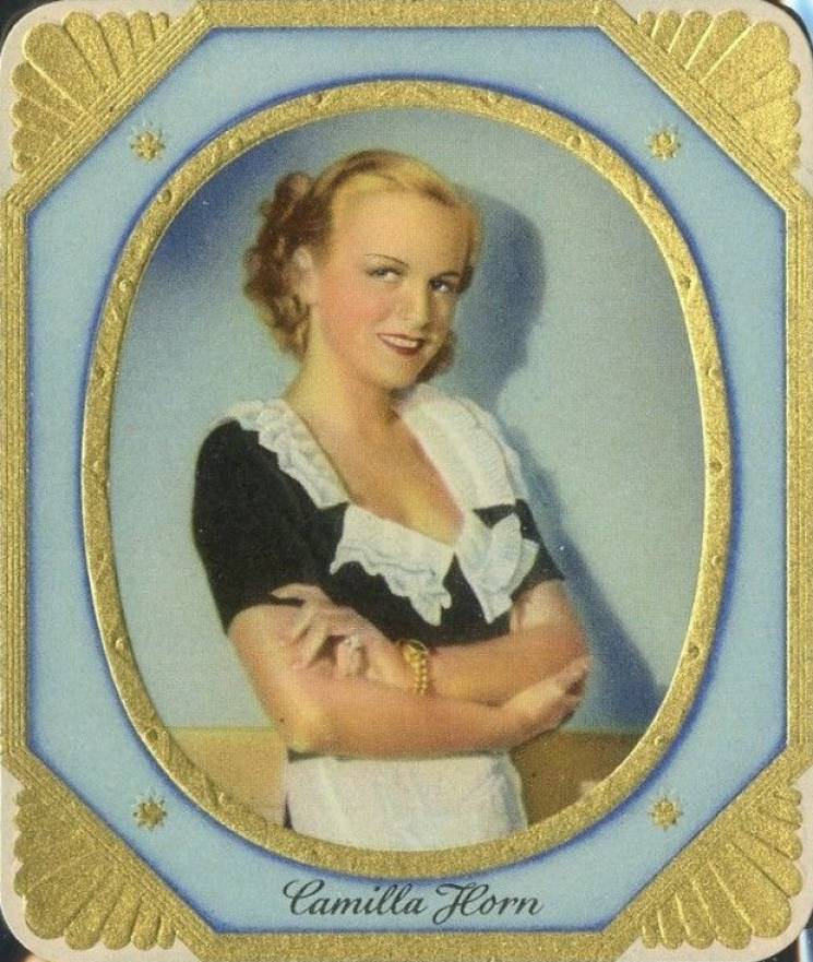 1934 Garbaty Cigarette Moderne Schonheitsgalerie Camilla Horn #87 Non-Sports Card