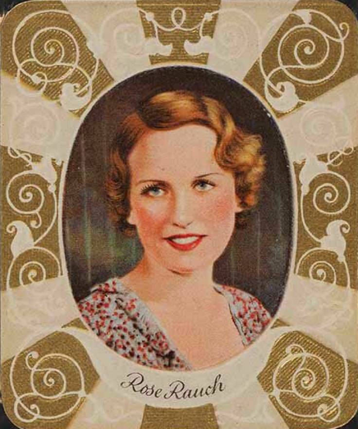 1934 Garbaty Cigarette Moderne Schonheitsgalerie Rose Rauch #289 Non-Sports Card