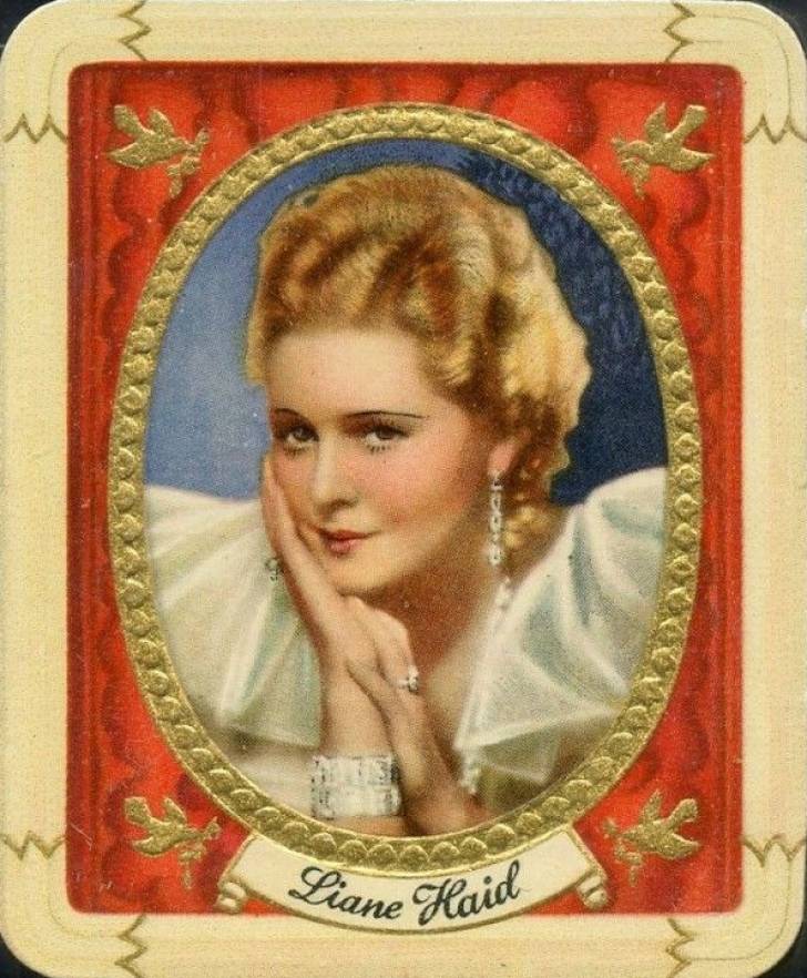 1934 Garbaty Cigarette Moderne Schonheitsgalerie Liane Haid #27 Non-Sports Card