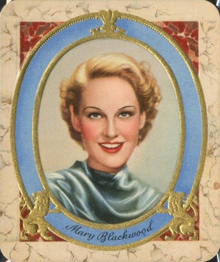 1934 Garbaty Cigarette Moderne Schonheitsgalerie Mary Blackwood #274 Non-Sports Card