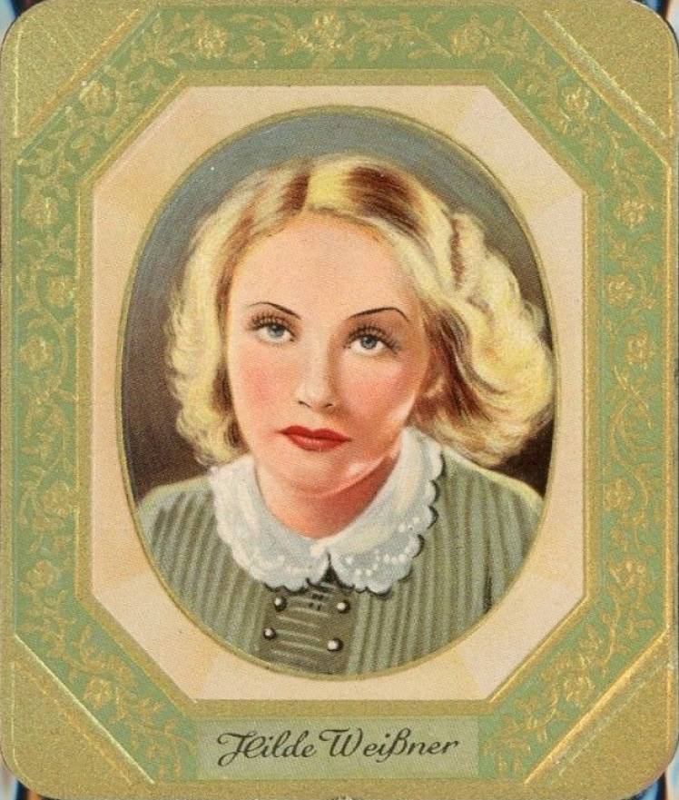 1934 Garbaty Cigarette Moderne Schonheitsgalerie Hilde Weibner #41 Non-Sports Card