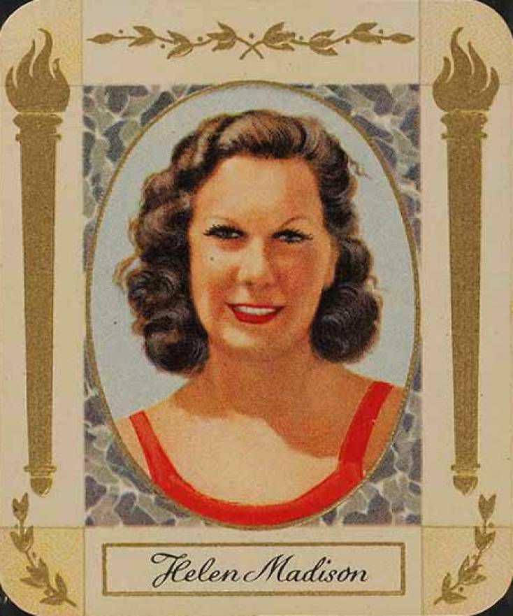 1934 Garbaty Cigarette Moderne Schonheitsgalerie Helen Madison #268 Non-Sports Card