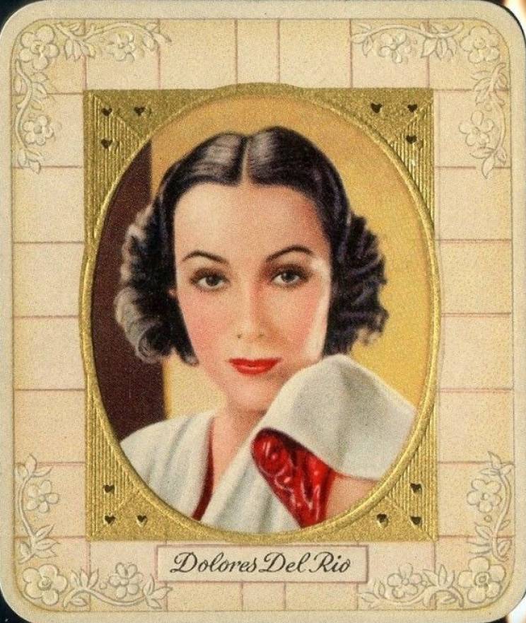 1934 Garbaty Cigarette Moderne Schonheitsgalerie Dolores Del Rio #78 Non-Sports Card