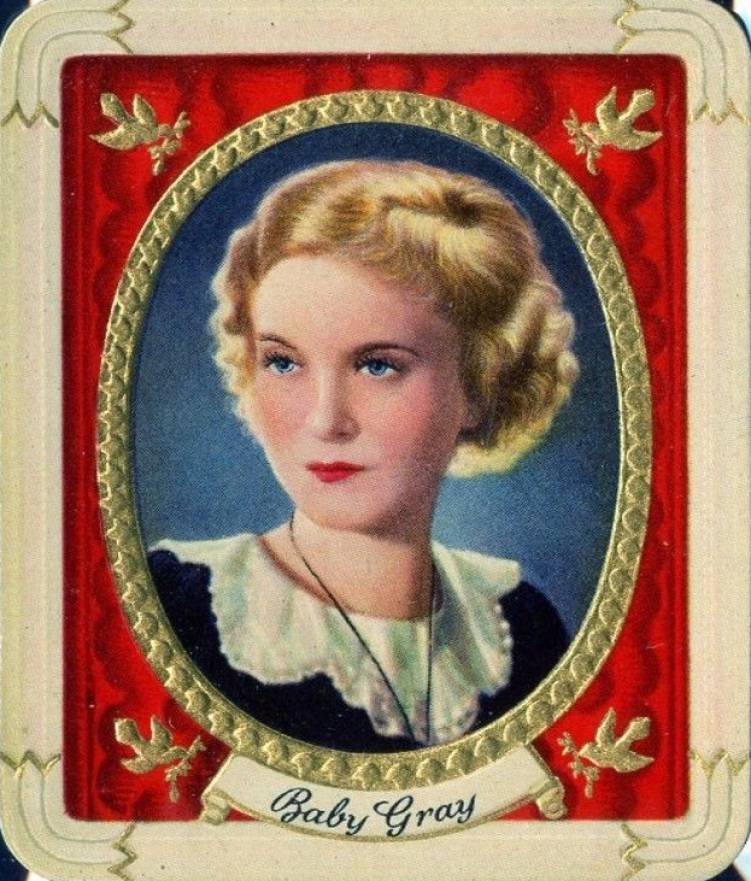 1934 Garbaty Cigarette Moderne Schonheitsgalerie Baby Gray #114 Non-Sports Card
