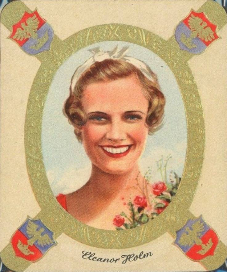 1934 Garbaty Cigarette Moderne Schonheitsgalerie Eleanor Holm #226 Non-Sports Card