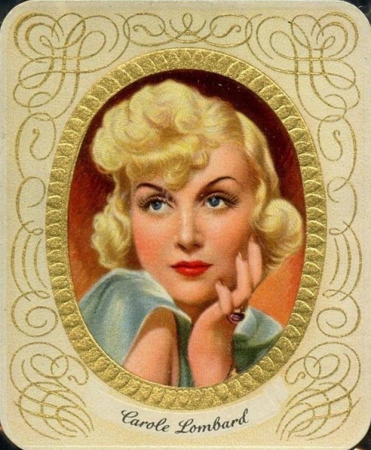 1934 Garbaty Cigarette Moderne Schonheitsgalerie Carole Lombard #152 Non-Sports Card