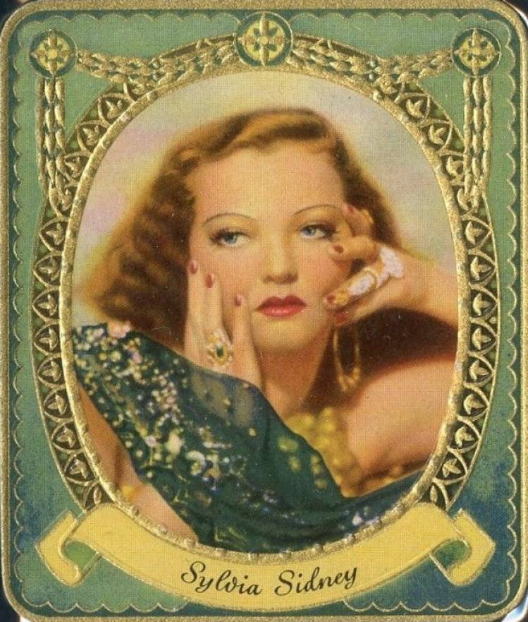 1934 Garbaty Cigarette Moderne Schonheitsgalerie Sylvia Sidney #181 Non-Sports Card
