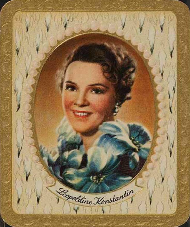 1934 Garbaty Cigarette Moderne Schonheitsgalerie Leopoldine Konstantin #182 Non-Sports Card
