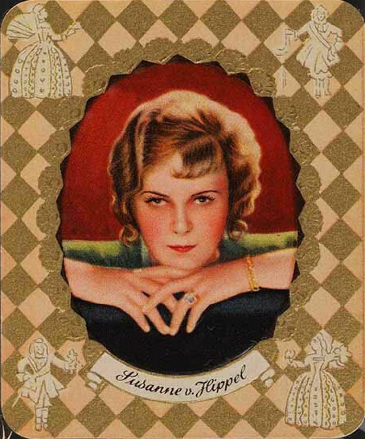 1934 Garbaty Cigarette Moderne Schonheitsgalerie Susanne V. Hippel #247 Non-Sports Card