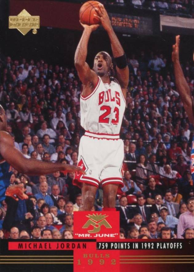 2008 Upper Deck Lineage Mr. June Michael Jordan #MJ-17 Basketball Card