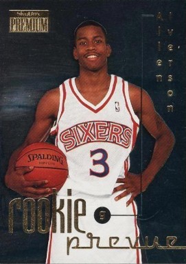 1996 Skybox Premium Rookie Prevue Allen Iverson #R-9 Basketball Card