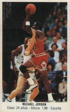 1987 Merchante Spanish Stickers Michael Jordan #146 Basketball Card