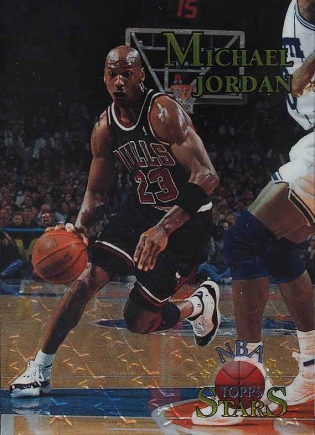1996 Topps NBA Stars Michael Jordan #124 Basketball Card
