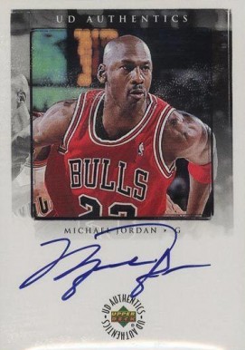 1998 Upper Deck Encore UD Authentics Michael Jordan #MJ Basketball Card