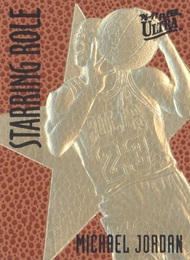 1997 Ultra 23K Gold Michael Jordan #MJ Basketball Card