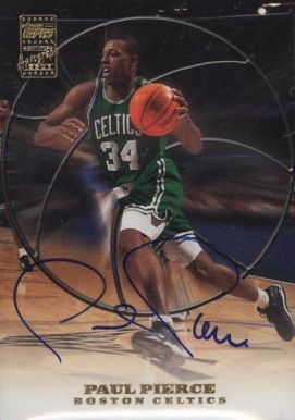1999 Topps Certified Autograph Paul Pierce #PP Basketball Card