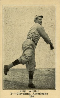 1917 Collins-McCarthy Joe Wood #194 Baseball Card