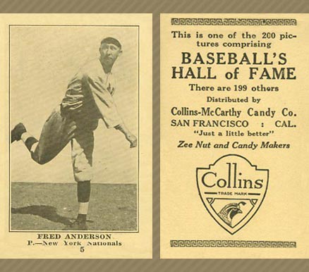 1917 Collins-McCarthy Fred Anderson #5 Baseball Card