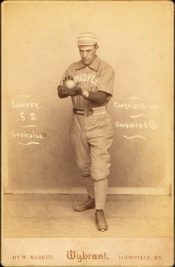 1889 Wybrant Studio Cabinet Buster Tomney # Baseball Card