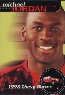 1998 Upper Deck Chevy Blazer Michael Jordan # Basketball Card