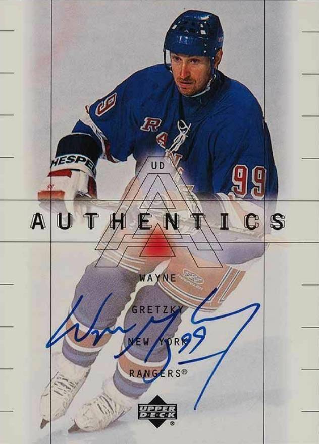1999 Upper Deck Hologrfx UD Authentics Wayne Gretzky #WG Hockey Card
