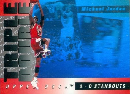 1993 Upper Deck Triple Double Michael Jordan #TD2 Basketball Card
